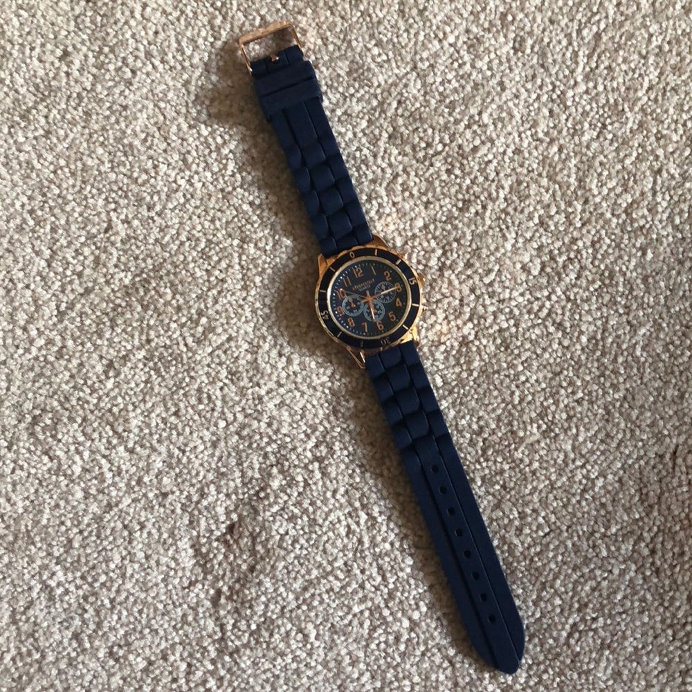 Women’s Aeropostale Dark Blue and Gold Watch